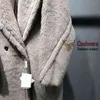 Kadın Ceket Teddy Bear Kürk ALPACA Yün Gevşek S Kış Sıcak Kalınlaşmak Klasik Kırmızı 211122
