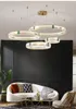 Moderne Crystal LED Kroonluchter Verlichting Woonkamer Decor Kroonluchters Lamp Restaurant Opknoping Lichten Suspension Luminaire