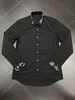 Camisas masculinas de grife, roupas de marca masculinas, manga comprida, estilo hip hop, tops de algodão de alta qualidade 10321