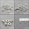 Other Loose Jewelryother 10Pcs Of 925 Sterling Sier Donut Beads W/ Spiral Vine Imprint Tire Spacer Drop Delivery 2021 8Pu12