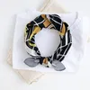 2020 Brand 100% Naturlig Satin Real Silk Scarf Kvinnor Sjalar Wraps Ladies Scarves Foulard Femme Bandana Hijab Pashmina