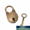 1 шт. Старые винтажные Padlocks Metal Lock с ключевым шкафом / Box Lock Высокое качество Домашнее улучшение Home Оптом Оптом
