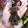 Decompression Toy Manufacturers Direct Vintage Fashion diamond-encrusted bear doll car and bag pendant