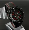 Moda Casual Tendencia Personalidad masculina Reloj de cuarzo creativo Correa de silicona