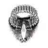 Diamant-Ring mit dreidimensionalen Engelsflügeln. Elastische, verstellbare Damenringe