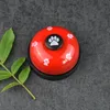 Pet Cat Dog Trainer Bell Equipment Toy Training Potty Communication Pet Ring Device Metal Bells Button Clicker Non-Skid Rubber Base YL0275