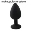 Massage SML 100 Silicone Anal Butt Plug Unisex Erotic Sex Stopper Adult Toys For Women Men Massage Anal G Spot Trainer For Coup5710370