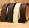 Men Designers Belts Classic Fashion Casual Letter Smooth Buckle Womens Mens Leather Belt Width 3.8cm with Orange Boxvnk8