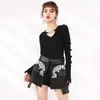 [EAM] Tempérament irrégulier de taille haute mini jupe à demi-corps femmes Fashion printemps automne jy75801 210629