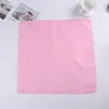 뜨거운 판매 12pcs DIY 수제 낙서 코튼 다채로운 손수건 화이트 패션 디자이너 30 * 30cm 냅킨 야외 headscarf 지원 인쇄 로고