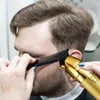 Professionell guldelektrisk för män trådlösa laddningsbara rakappar Barberare skärmaskin t styling 2112294104178