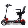 電気スクーター大人4輪電動スクーター36V 15.6AH折りたたみ式エレクトリックキックスクーター高齢/障害者アームレストシート