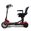 Scooters eléctricos Adultos 4 ruedas Scooters eléctricas 36V 15.6AH Scooter de patada eléctrica plegable para mayores/asiento de reposabrazos para ancianos/discapacitados