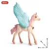 Oenux Lovely Mythical Elves Animali da fiaba Modello Action Figures Original Elf Fly Horse Figurine Collezione PVC Toy For Kids C0220