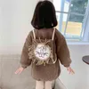 Gooporson Winter Kinder Kleidung Fleece Langes Sweatshirt mit Löwe Tasche Verdickte Warme Kleine Mädchen Tops Kleinkind Kinder Outfits 210715