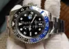 Orologi da polso da uomo 10 stile Mens Automatic Cal.3186 3235 3130 3135 Orologio da uomo Gmt Ceramic Batman Pepsi NoobF V11 Versione Master Sea Acciaio 904L