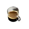 Muggar Dubbel munnen Mjölkkanna Juice Kaffe Kopp Frother Pitcher Jug Glass Espresso Cup Latte Creamer #