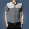 Chemises décontractées pour hommes ZOGAA 2022 chemise couture à manches longues revers cravate boutonnée Fine uni tissu affaires quotidien porter