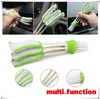 1 Pcs Mini Duster Air Vent Blinds Duster Cleaning Brush Dust Brush Car Interior Car Air Outlets Cleaning Tools New Arrive Car