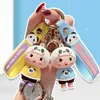 Creative Cute Pig Doll Keychain Cartoon Classic Music Panda Animal Key Chian Holder for Women Bag Pendant Gift Car Keyring G1019