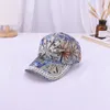 New handmade pearl baseball spring summer autumn women039s leaf inlaid diamond sun hat fashion parentchild cap5993448