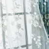 Rideau de chenille de luxe pour salon salle à manger chambre fenêtre occultante rideau brodé en relief 210712