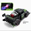 Spray RC Car Toy Racing Car High Speed ​​Drift Sportlegering Laddbar Cool Belysning Fjärrkontroll Barn Barn Boys Presenter 211029