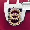 Hot Merk Broche Sieraden Messing Vergulde Diamanten Luxe Geavanceerde Retro Broches voor Designer Hoge Kwaliteit 5A Crystal Party Classic Style Pins Exquisite Gift