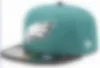 Новая вышивка мужчины женщин встроенные бейсбольные шапки имя под плоской битвой буквы A B N C Спортивная команда Закрытые кепки One Piece N-2