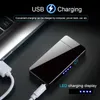 Elektrikli Çift Ark Çakmak USB Çakmaklar Şarj Edilebilir Rüzgar Geçirmez Alevsiz Plazma Çakmaklar Sigara LED Güç Göstergesi Ile Erkekler Gadget Hediyeler