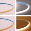 Super Thin 5mm COB LED Strip 384LEDs/m Soft Flexible DC12V/24V Light Bar Warm Cold White for Decor Lighting 3000K 4000K 6000K D2.0