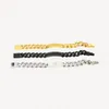 Miami Cuban Link Chain Charm Braclets для мужчин Хип-хоп 18к Золота Позолоченный рэпер Цепочки Человек Личность Мода Аксессуары с Ювелирным Изделия