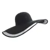 ワイドブリム帽子15cm麦わら帽子レースビーチ女性ファッションレディース2022年夏のUV保護折りたたみ式サンシェードCap9779237
