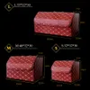 Car trunk Heavy PU leather Stowing Tidying Interior Holders/Storage Basket Organizer Boot Stuff Drink Food Automobile Storage Bags