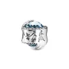 925 Sterling Silver Beads Freeze Crystal Charms fit Original Pandora Bracciali Donna Gioielli fai da te Q0531