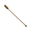 20pcs /ロット50 / 70mmの長さのループの目のブローチのピンの銅のブローチャーの安全ピンDiyジュエリーの発見のためのストッパー