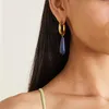 Dangle Chandelier 2022 Intemporel Nacré Inadapté Vif Pierre Naturelle Longue Eau Lapis Lazuli Gouttes Boucle D'oreille Perle Perle Boucles D'oreilles 311P