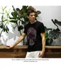 Różowy Paradise Plein T-Shirts Marka Designer Rhinestone Czaszki Mężczyźni Koszulki Klasyczne Wysokiej Jakości Hip Hop Streetwear Tshirt Casual Top Tees FHZW5985