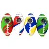 Rugby Silicone Hand Pipes Colored Tobacco Smoking Pipe dab rig oil burner smoke accessories
