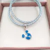 Kit per creazione di gioielli per bambina in argento sterling 925 braccialetti Pandora Disny Vacation Club DVC Miky Globe Ciondola il braccialetto migliore amico per le donne collana a catena fai da te