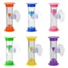 Other Clocks & Accessories 3 Minute Colorful Hourglass Sandglass Sand Clock Shower Timer Tooth Brushing Plastic Suction Cup