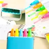 Highlighters 5 sts / box Candy Färg Highlighter Pen Set Fluo Markers Stationery Office School Supplies Caneta Fluorescese Scrapbook