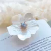 CCijiNG Flower Handmade Jewelry Women Lucky Crystal Trendy Brooches Romantic Christmas Gift For Party XZ2000