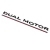 Bil Dual Motor Sticker ABS 3D för Tesla Model 3 X Y S Bakre bagageutrymme Skilsport Word Letters Emblem Namnplattor Dekaler Bil Styling3725179