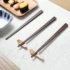 Chopsticks Handmade Natural Maras Wood Sushi Set Value Gift Chinese 5 Pairs Of Household Japan