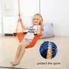 Móveis de acampamento mais seguro Swings infantis mais confortáveis ​​Toys de entretenimento de entretenimento Cadeiras penduradas ao ar livre Rede de corda tecida à mão