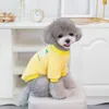 Pull de vêtement de chien de couleur pour petits grands chiens de gros chiens chat chaud doux polaire polaire vêtements d'animaux de compagnie chiot girl ou garçon chandails chienbille gilet chemise veste à hiver A66