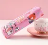 Kawaii Creative School Pencil Case For Girls cute animal PU Leather Pencil Bag Kids Gift School Supplies