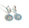 Evil Eye Round Disco Dangle Charm Earring Bohemia Boho Fashion High Quality Gorgeous Women Smycken