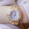 Reloj Mujer diamant montres Femme célèbre marque en acier inoxydable robe Femme Montre-bracelet montres en or Montre Femme 210527264P